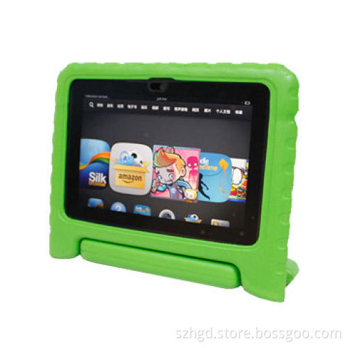Stand case for kindle fire hdx 7 with 180 degree rotatable grip handle, available in various colors